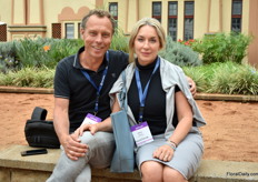 The couple Dave and Elena Hoekstra with FloraChain